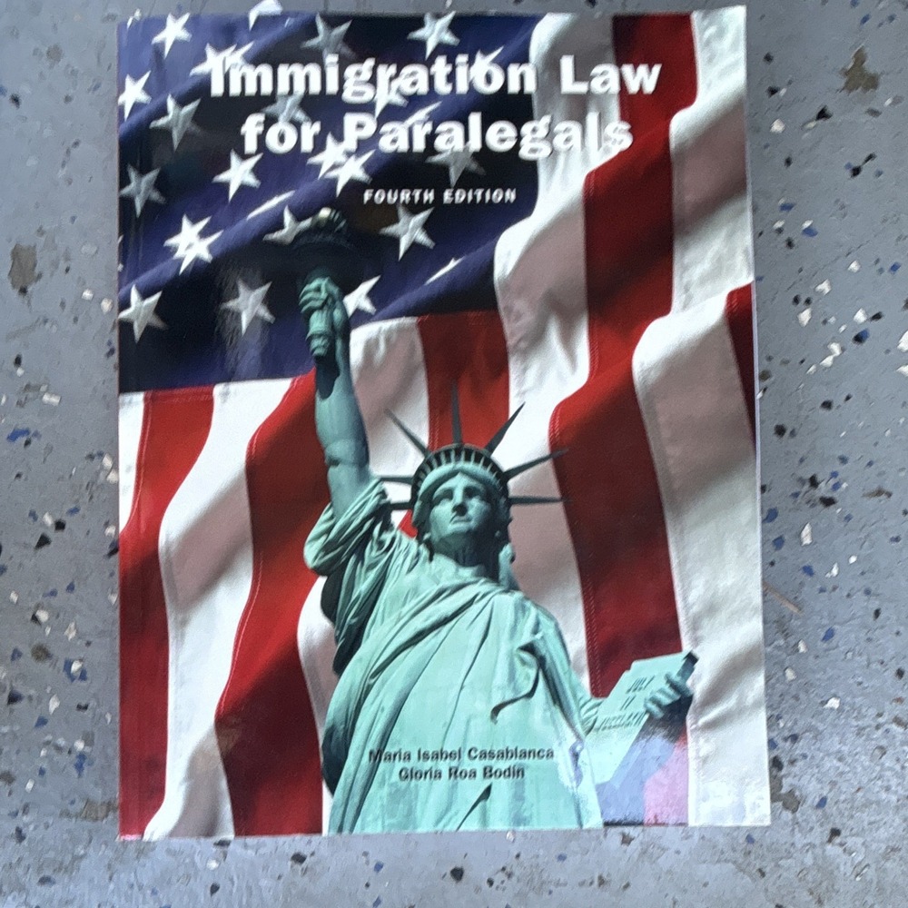 Carolina Academic Press Immigration Law for Paralegals 4th Ed PB 2015